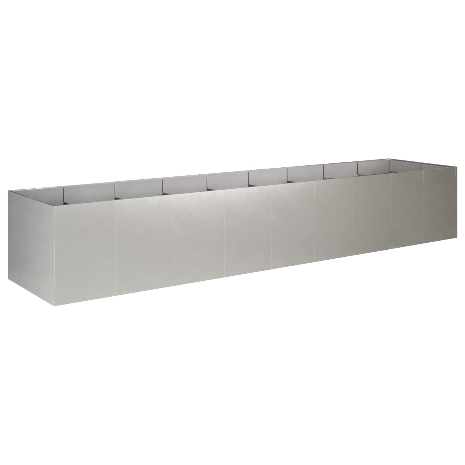 Plantenbak zilver 360 x 80 x 60 cm Roestvrij staal image 2