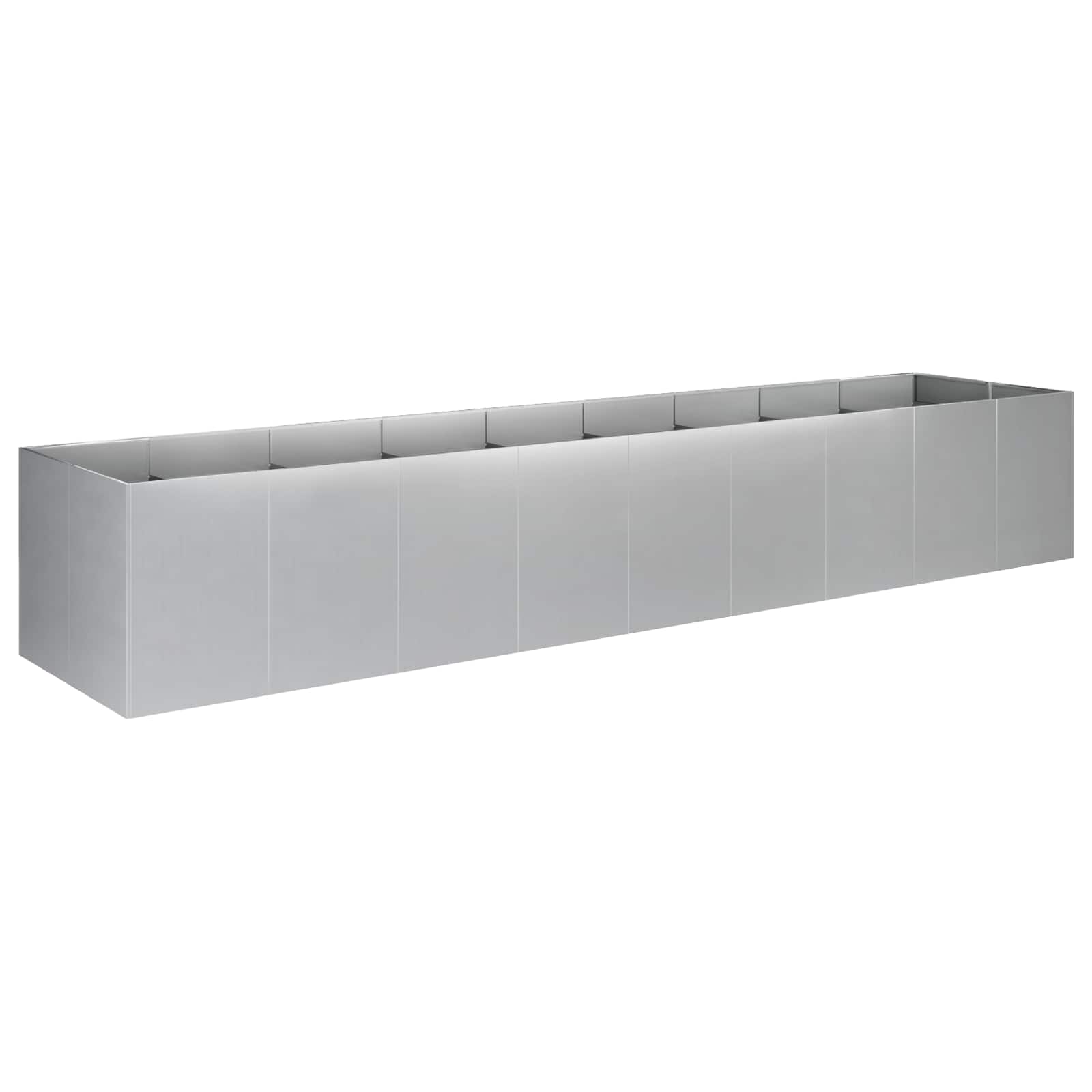 Plantenbak zilver 360 x 80 x 60 cm Gegalvaniseerd staal image 2