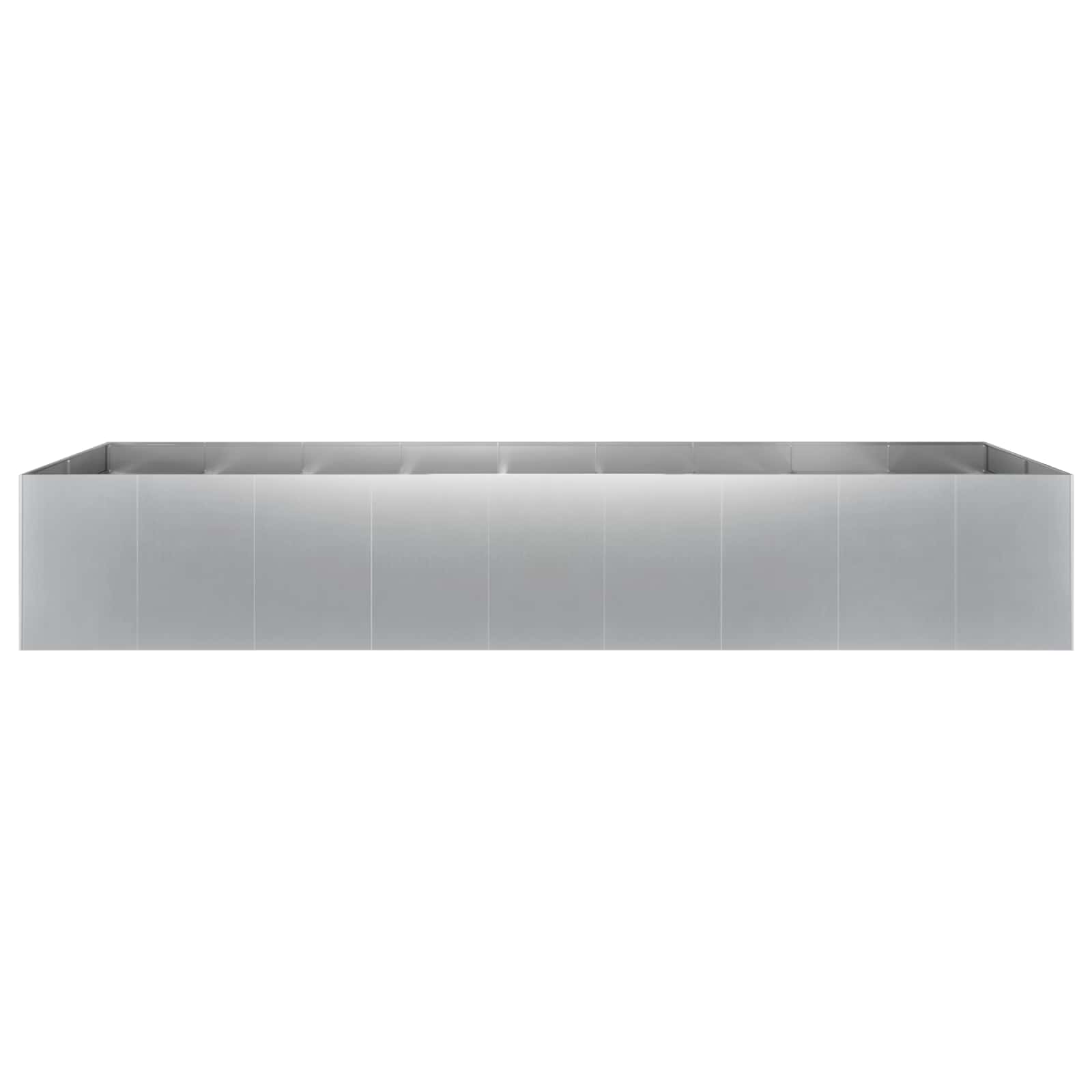 Plantenbak zilver 360 x 80 x 60 cm Gegalvaniseerd staal image 3