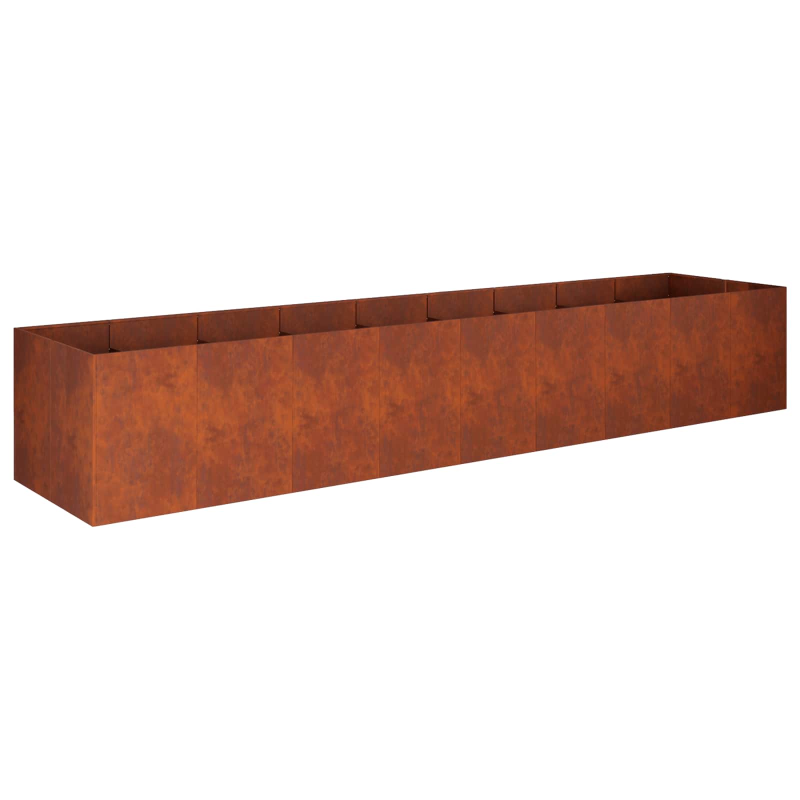 Plantenbak Roestkleurig 360 x 80 x 60 cm weervast staal image 2