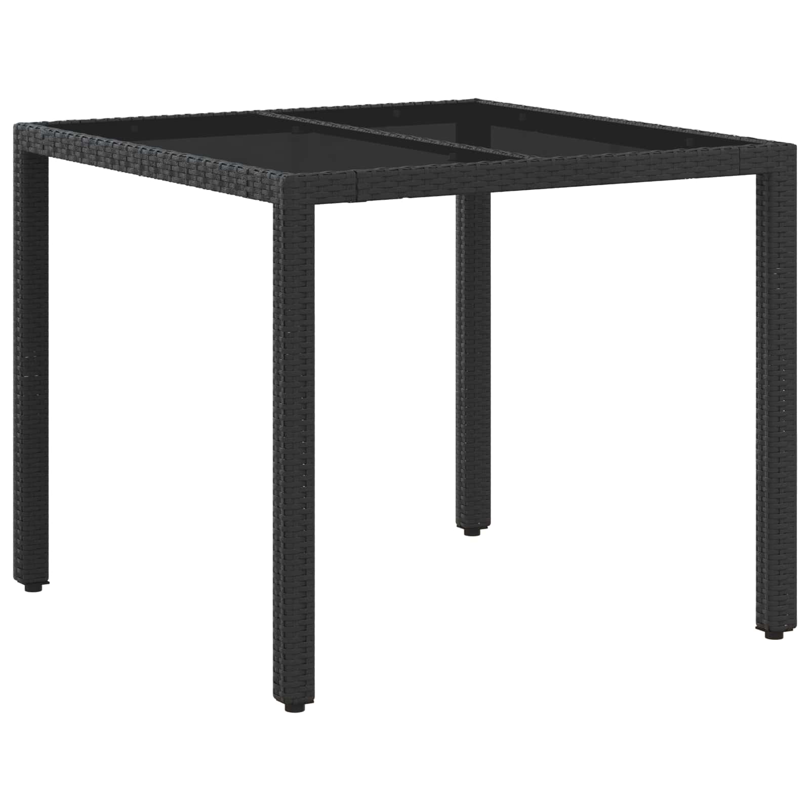 Zunanja jedilnica 3 pcs PE ratan in prašno premazano jeklo - slika 3