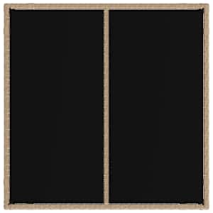Zahradní jídelní sada 3 pcs Beige a krémová bílá - obrázek 6