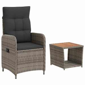 vidaXL Aia lounge komplekt 2 tk Helehall ja tumehall