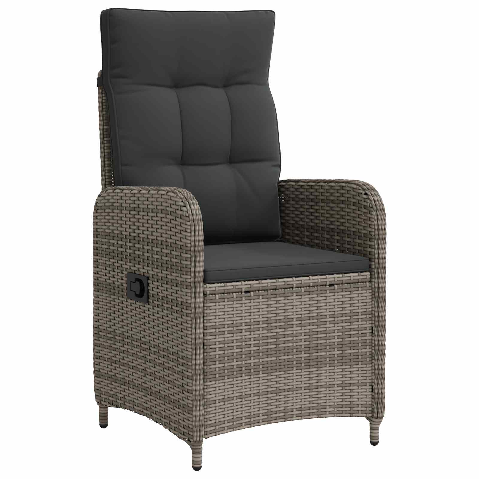 vidaXL Tuin loungeset 3 st Licht Grijs en Donker Grijs