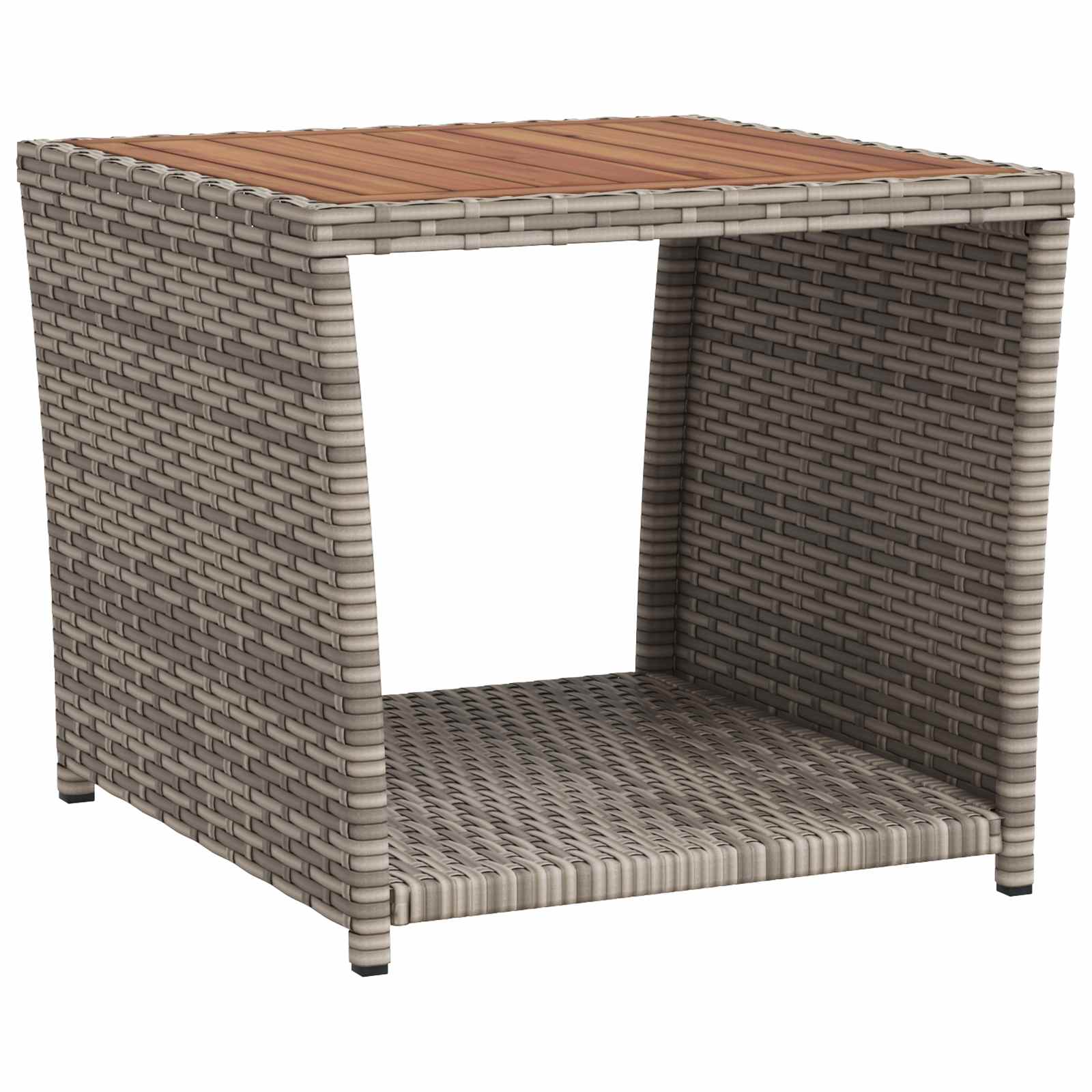 vidaXL Tuin loungeset 3 st Licht Grijs en Donker Grijs