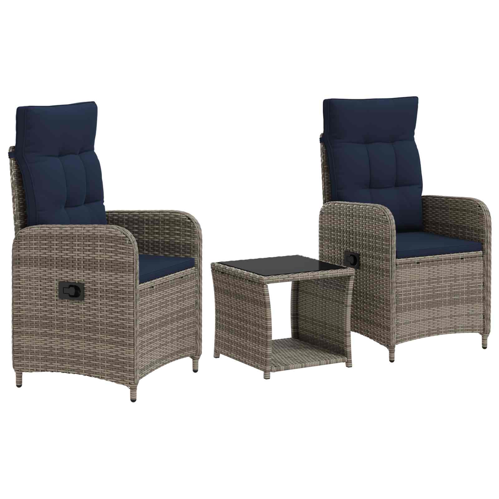 vidaXL Garten-Lounge-Set 3 stk. – Bild 2