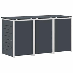 Skladování odpadkového kontejneru for 3 Bins 240L Nerezová ocel - obrázek 9