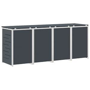 Skladování odpadkového kontejneru for 4 Bins 240L Nerezová ocel - obrázek 9