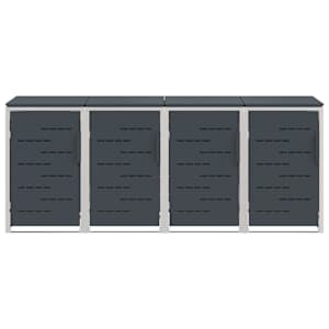 Skladování odpadkového kontejneru for 4 Bins 240L Nerezová ocel - obrázek 7