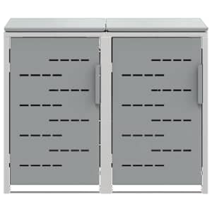 Skladování odpadkového kontejneru for 2 Bins 240L Nerezová ocel - obrázek 7