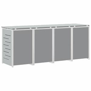 Skladování odpadkového kontejneru for 4 Bins 240L Nerezová ocel - obrázek 9