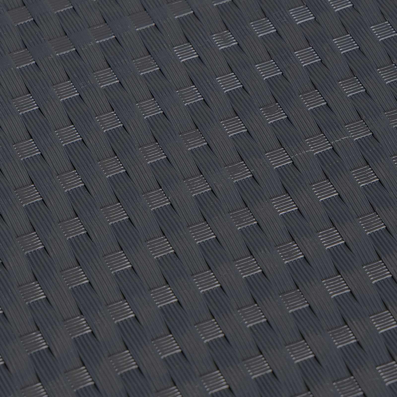 Balconska mreža Temno siva 400 x 90 cm poli ratan - slika 4