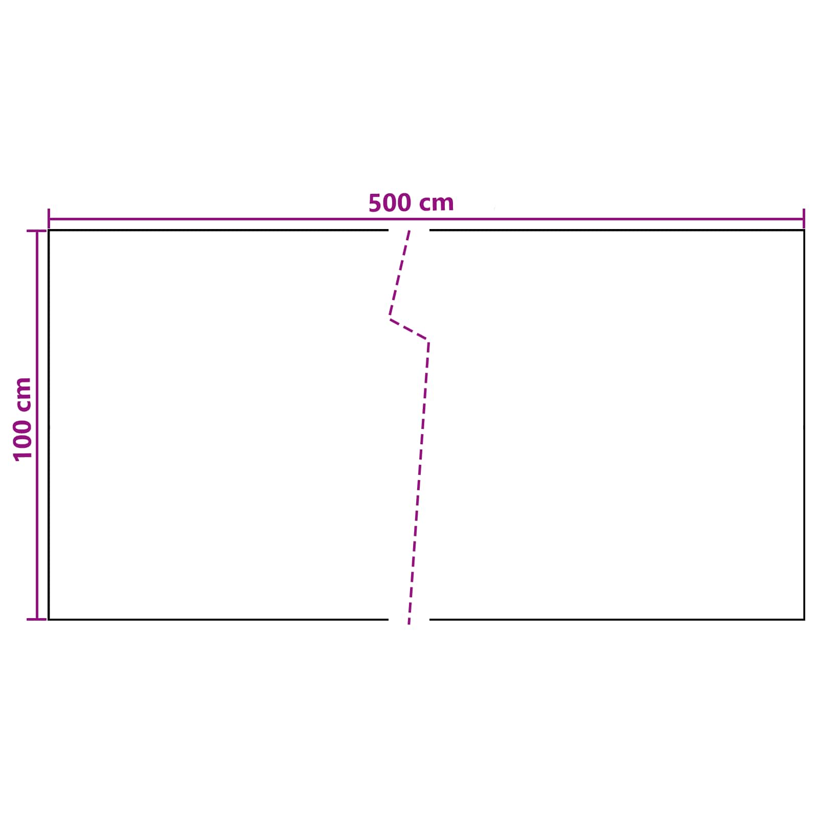 Balconska mreža Temno siva 500 x 100 cm poli ratan - slika 5