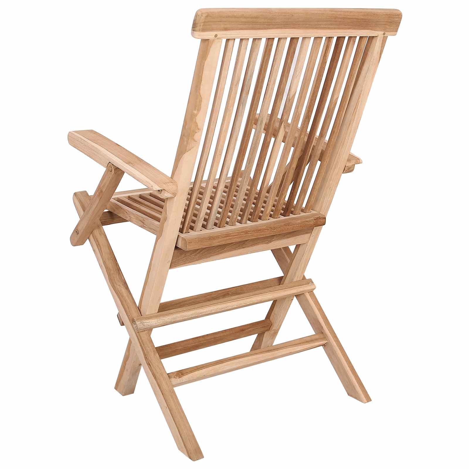 Opvouwbare Tuinstoel 3 pcs Naturel Massief Teakhout image 6