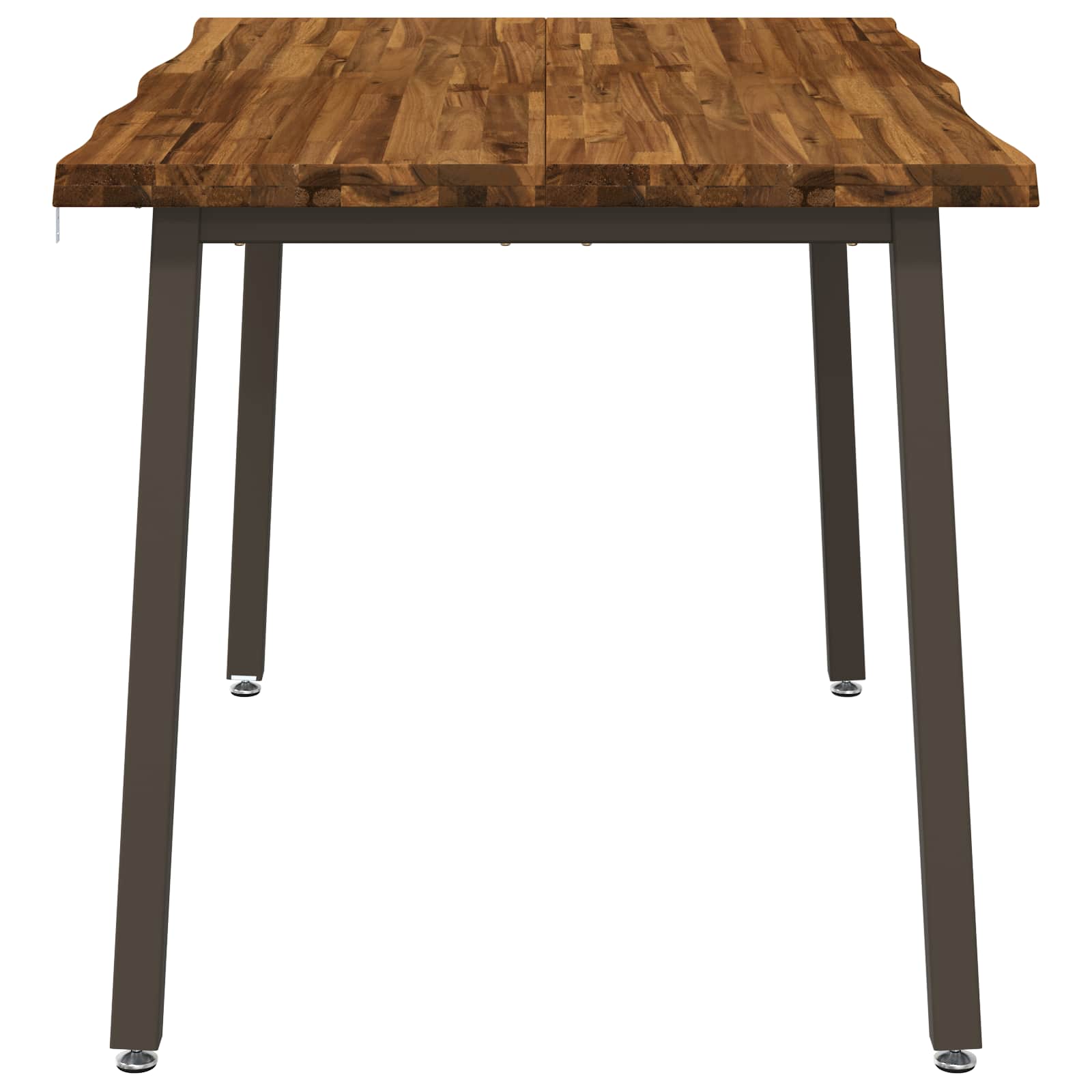 120 x 70 x 75 cm Massief Acaciahout Natuurlijk en Koffie image 5
