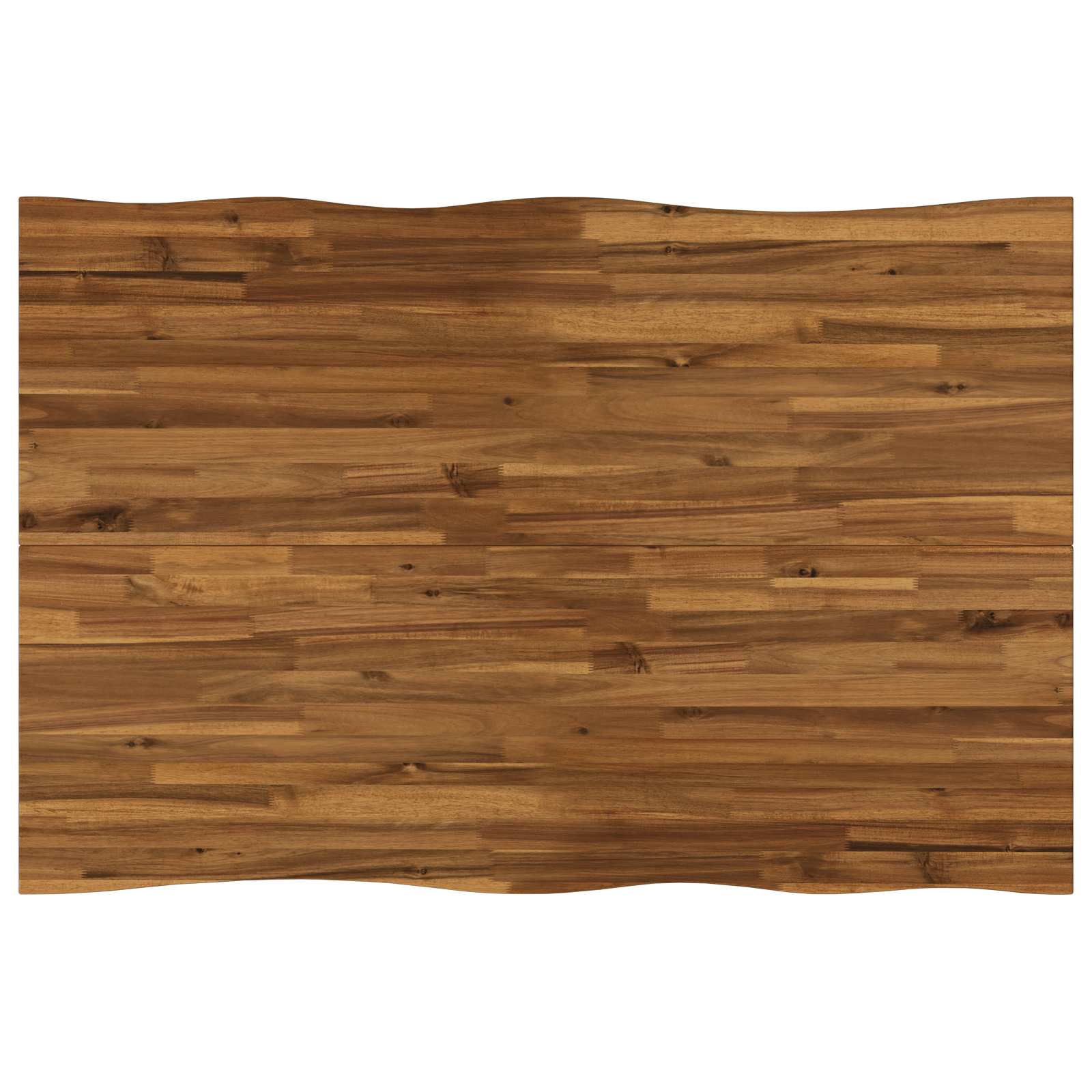 140 x 70 x 75 cm Massief Acaciahout Natuurlijk en Wit image 4