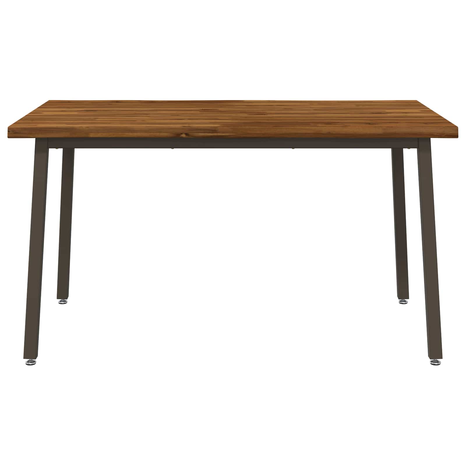 140 x 80 x 75 cm Massief Acaciahout Natuurlijk en Koffie image 2