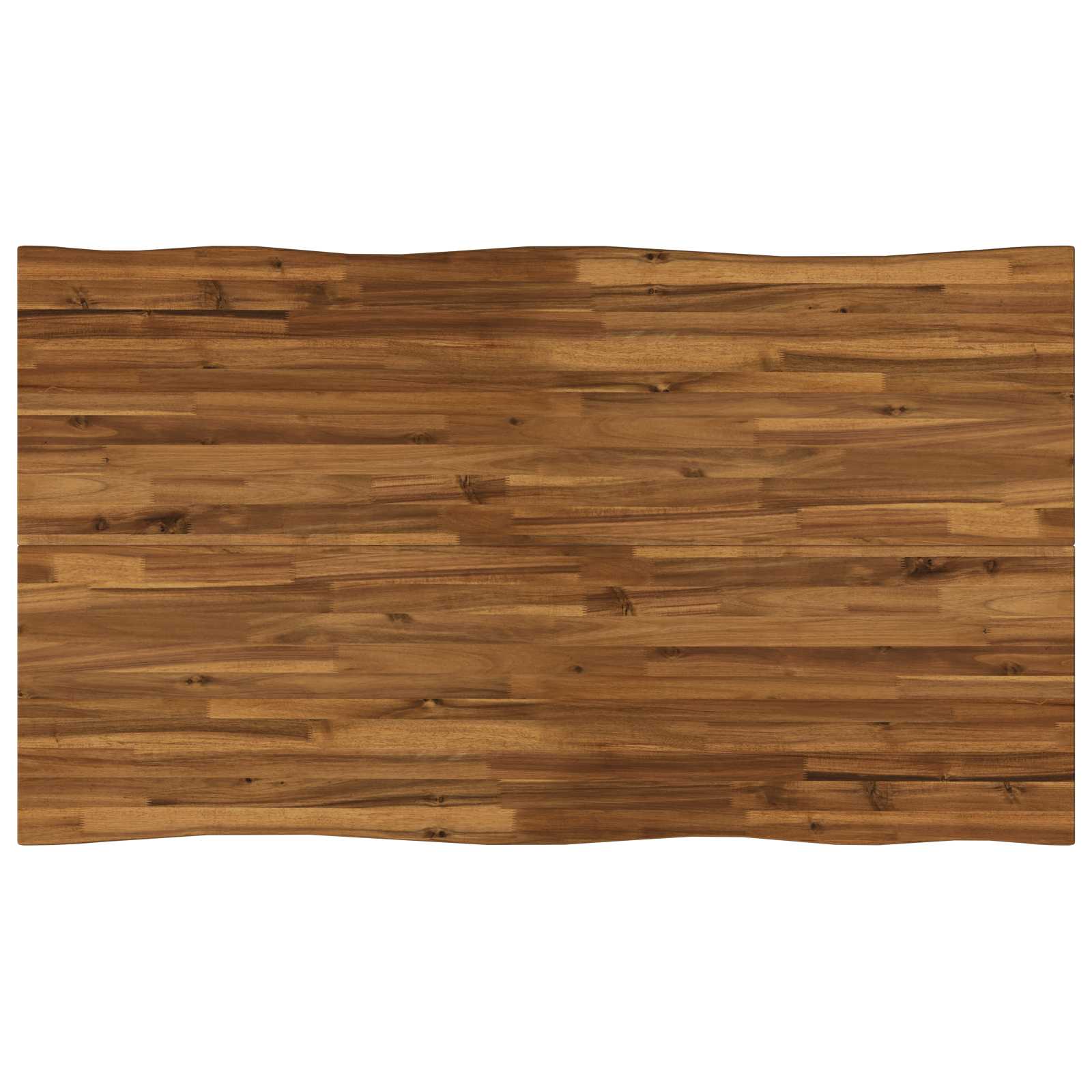 140 x 80 x 75 cm Massief Acaciahout Natuurlijk en Wit image 4
