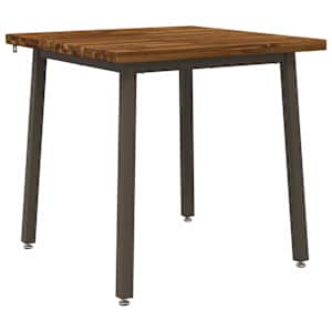 vidaXL 60 x 55 x 75 cm Tugev akatsiapuu Looduslik ja kohvi Ristk&uuml;lik