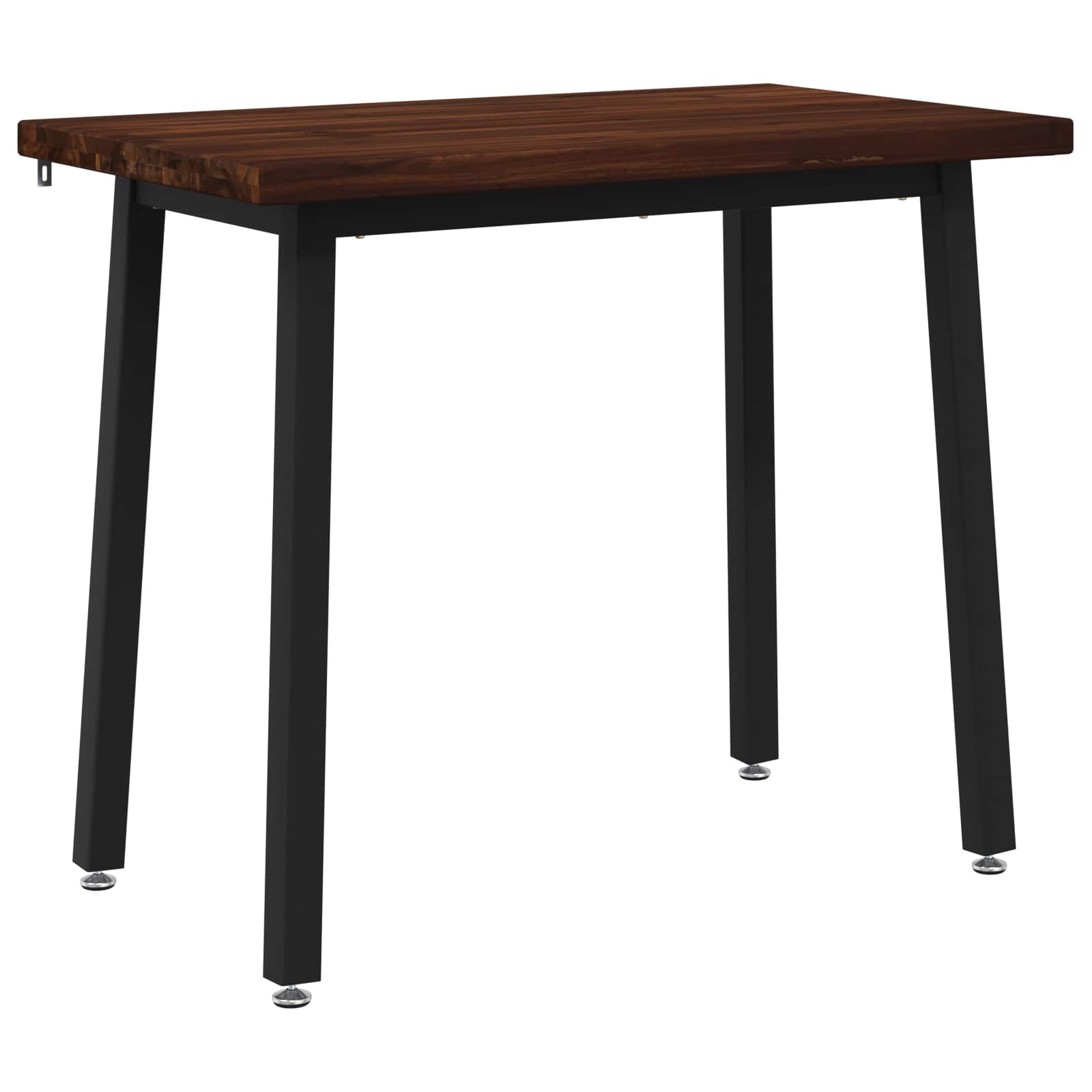 90 x 55 x 75 cm Massief Acaciahout Donkerbruin en Zwart image 2