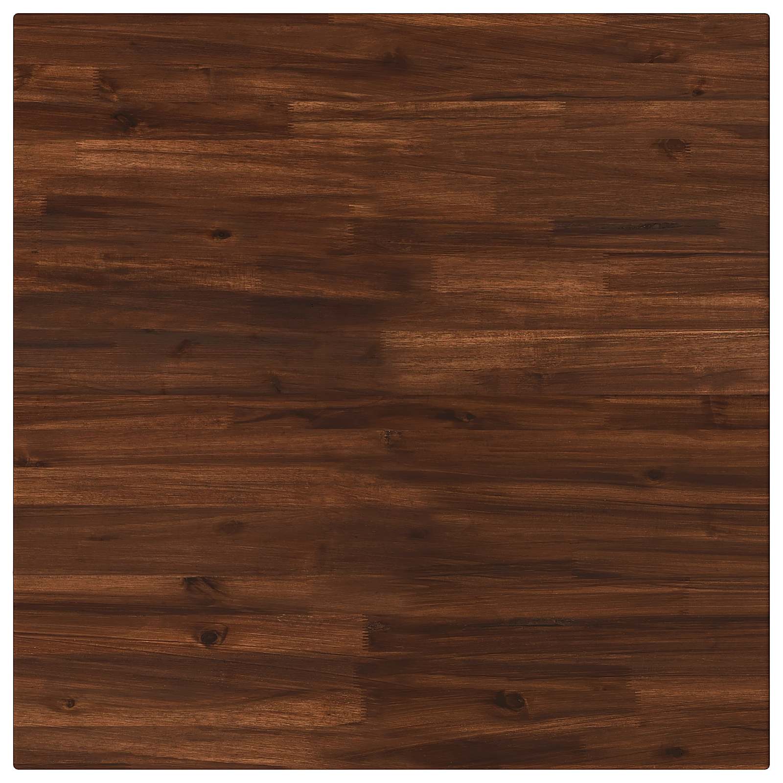 70 x 70 x 75 cm Massief Acaciahout Donkerbruin en Zwart image 4