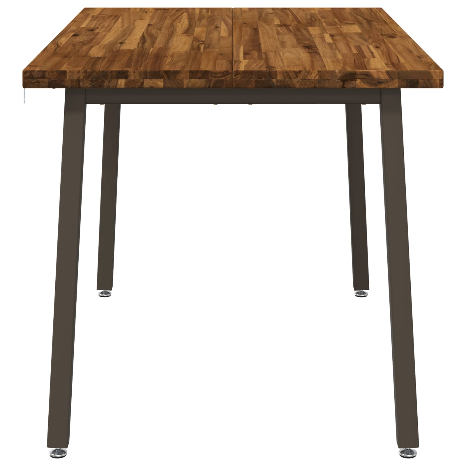 120 x 70 x 75 cm Massief Acaciahout Natuurlijk en Koffie image 5