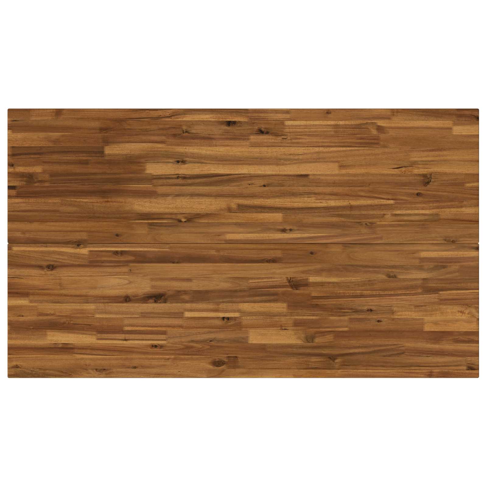 140 x 70 x 75 cm Massief Acaciahout Naturel en Zwart image 4