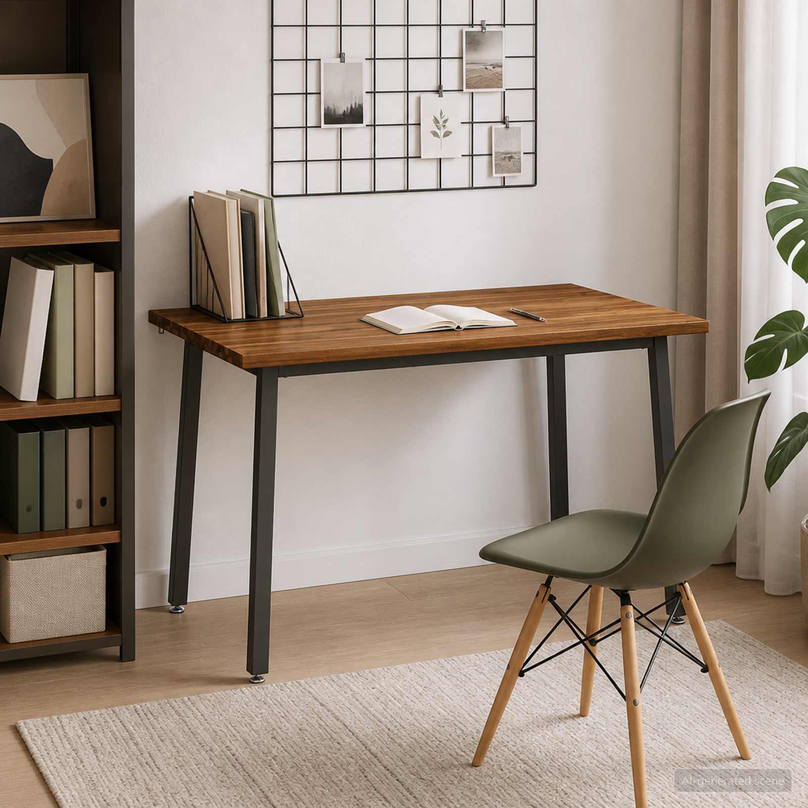 vidaXL 120 x 80 x 75 cm Massivt Akaciatr&auml; Naturlig och Kaffe