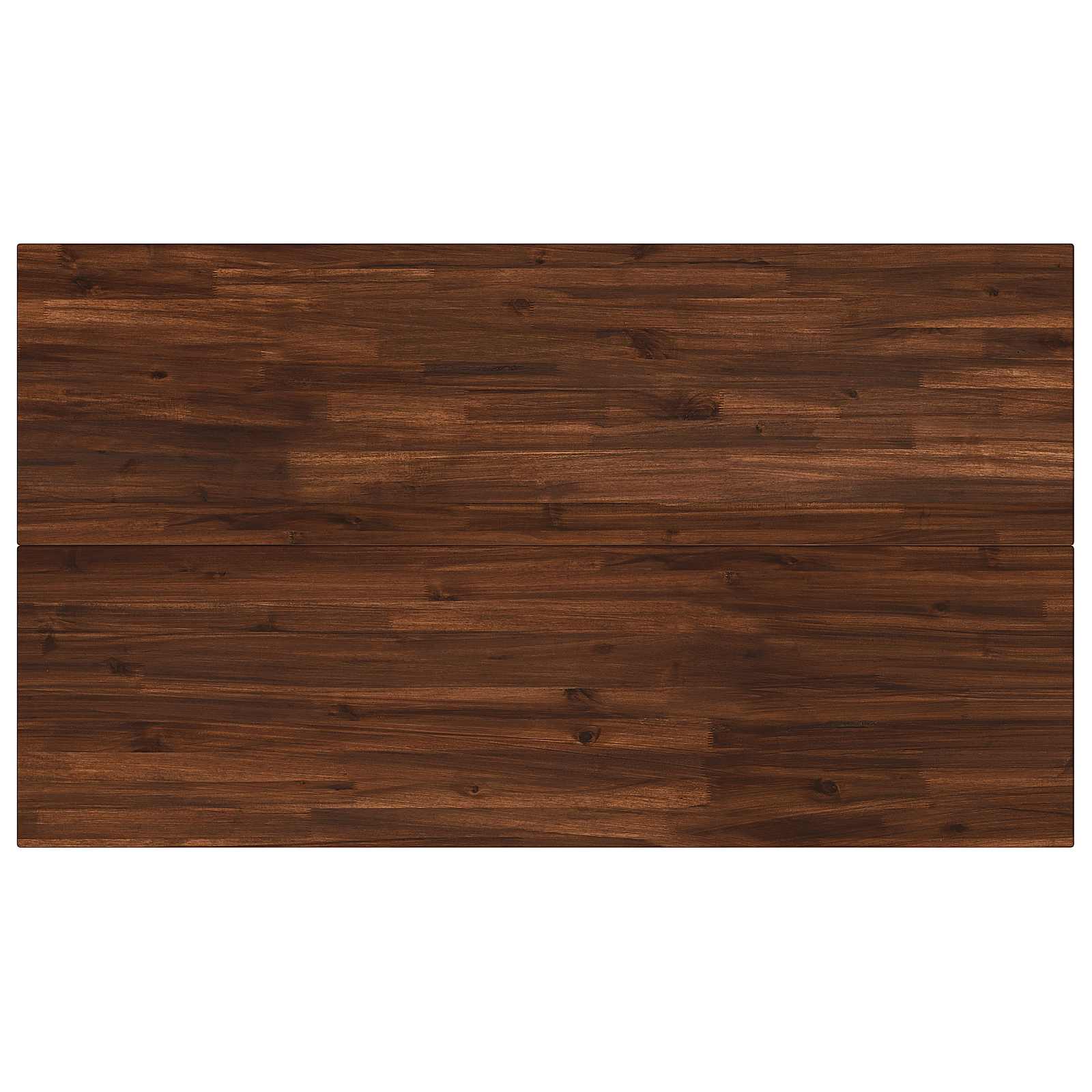 Kvadratna jedilna miza 140 x 80 x 75 cm Masiven les akacije