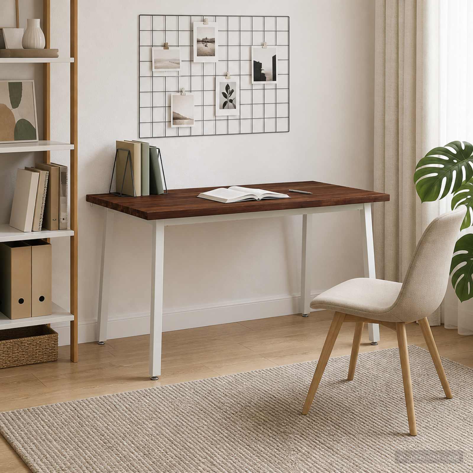 vidaXL Firkantet spisebord 140 x 80 x 75 cm Solid akasietre