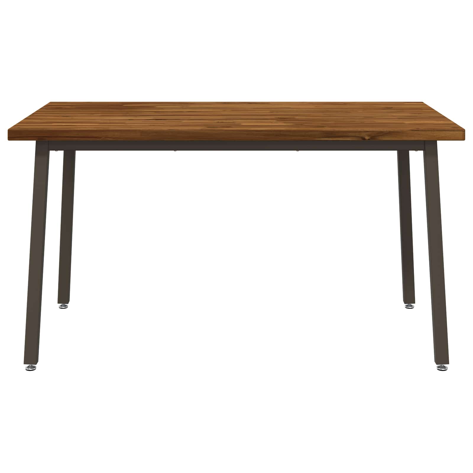140 x 80 x 75 cm Massief Acaciahout Natuurlijk en Koffie image 2
