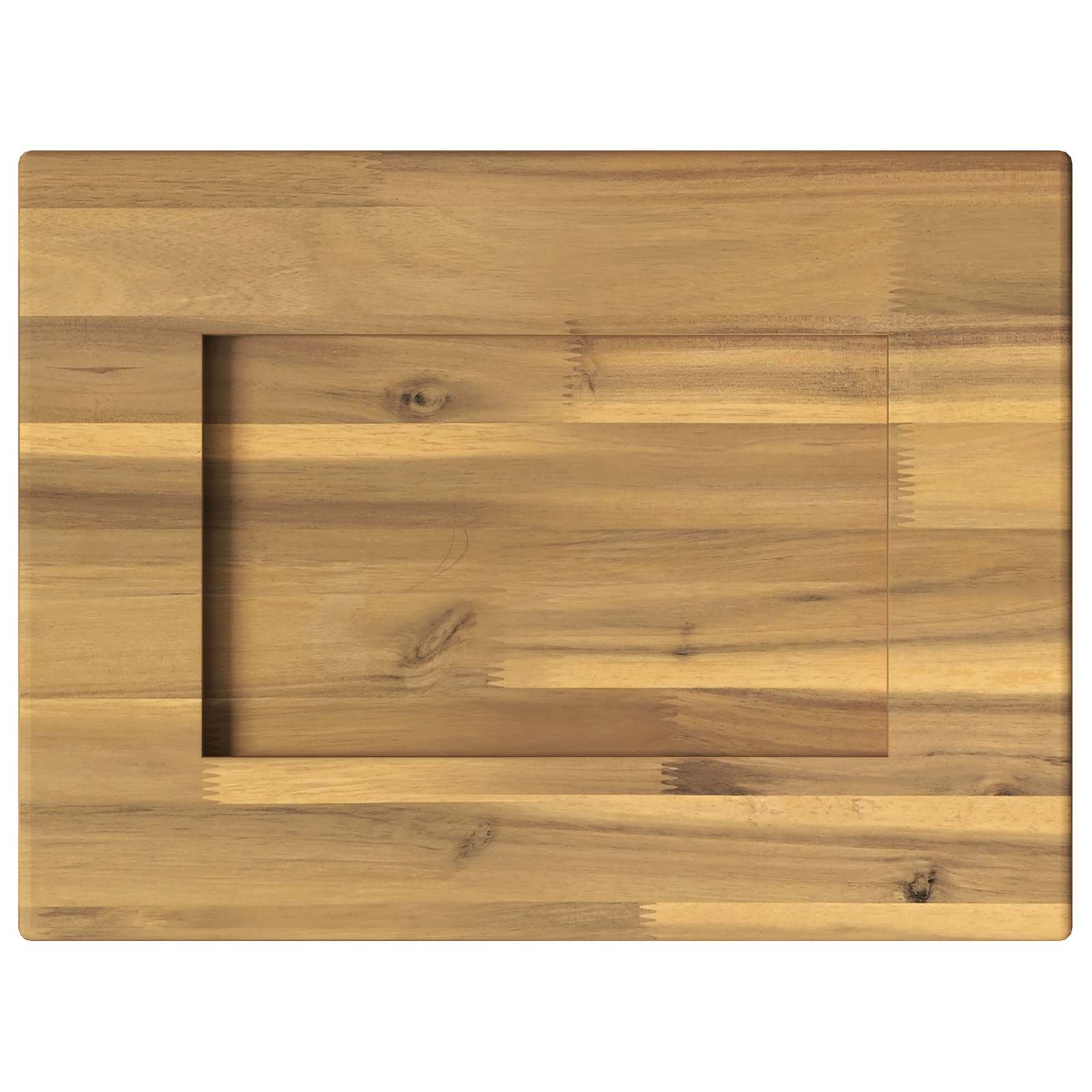 Pravokotna miza 50 x 30 x 3,2 cm Pravokotna Masiven les akacije