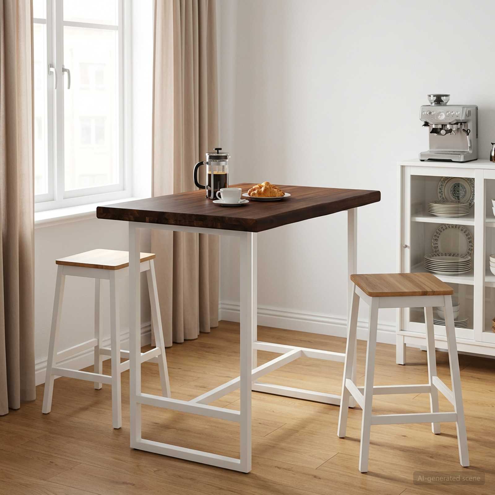 vidaXL Rektangulært Bordplade 80 x 40 x 3,5 cm Rektangulær Mørk Brun