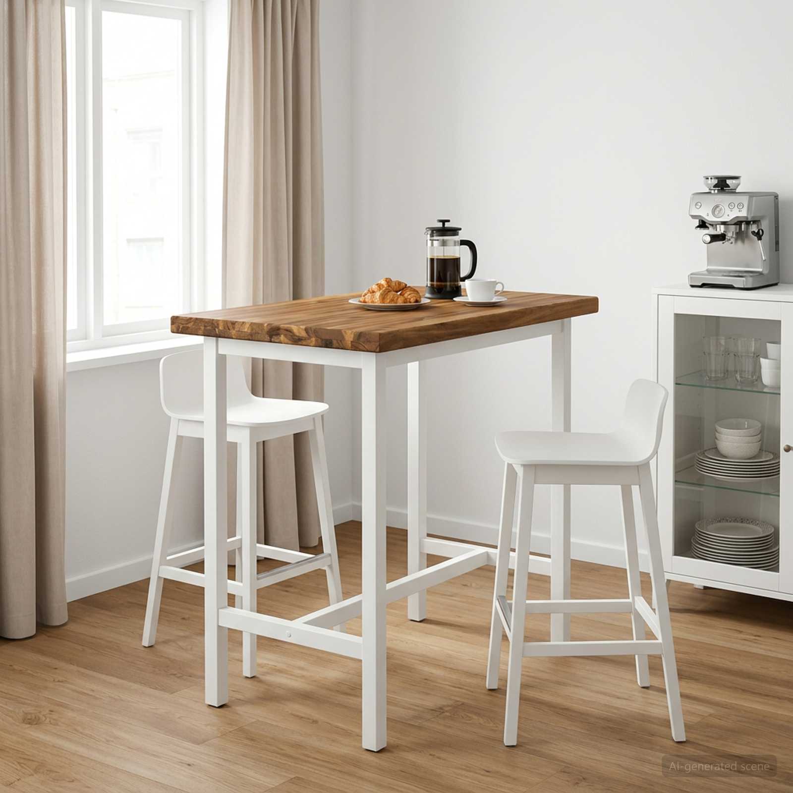 vidaXL Rektangulært Bordplade 80 x 40 x 3,5 cm Rektangulær Naturfarvet