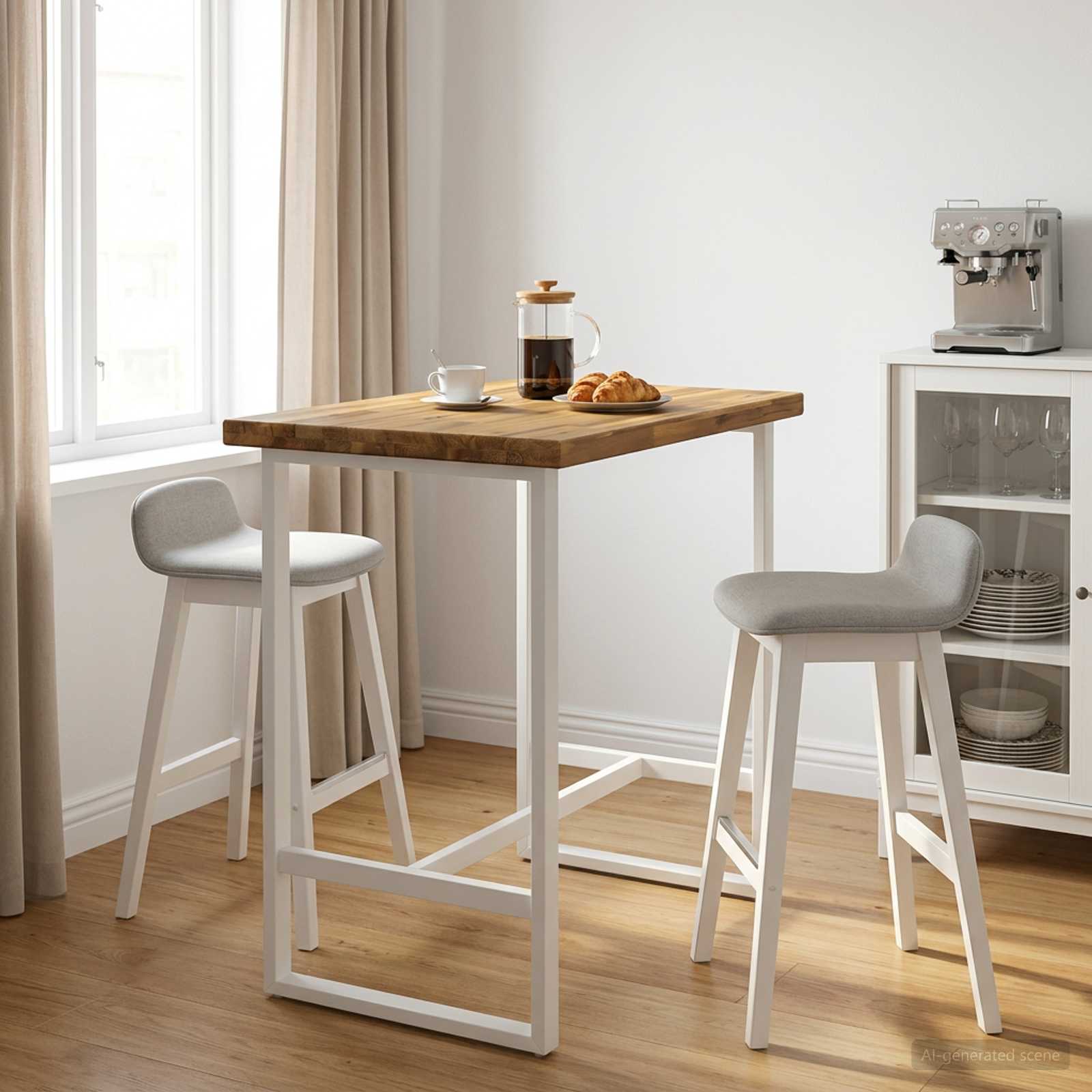 vidaXL Rektangulært Bordplade 80 x 40 x 3,5 cm Rektangulær Hvid