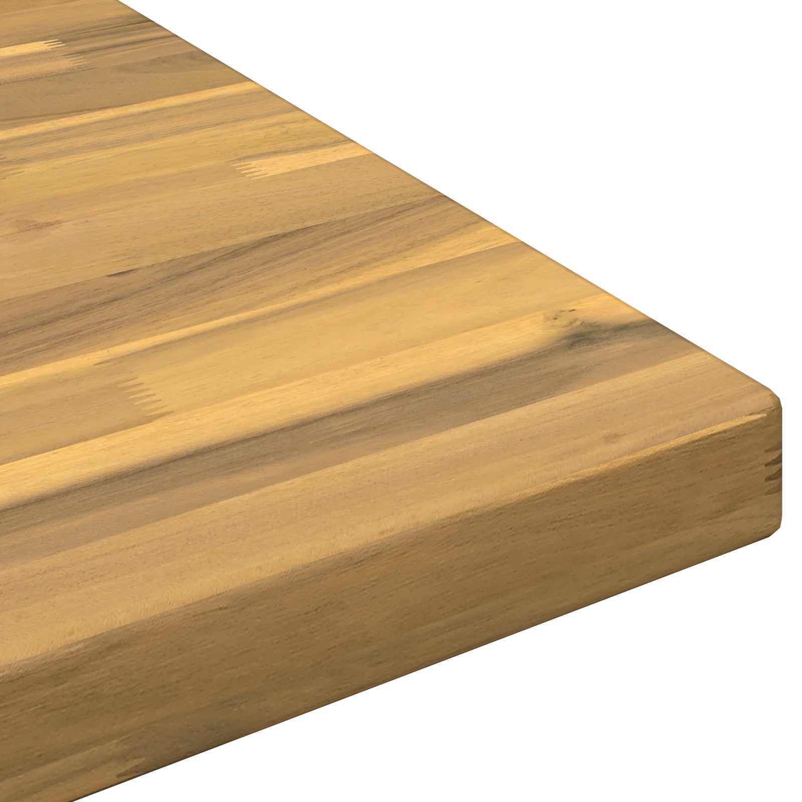 Pravokotna miza 90 x 80 x 3,2 cm Pravokotna Masiven les akacije