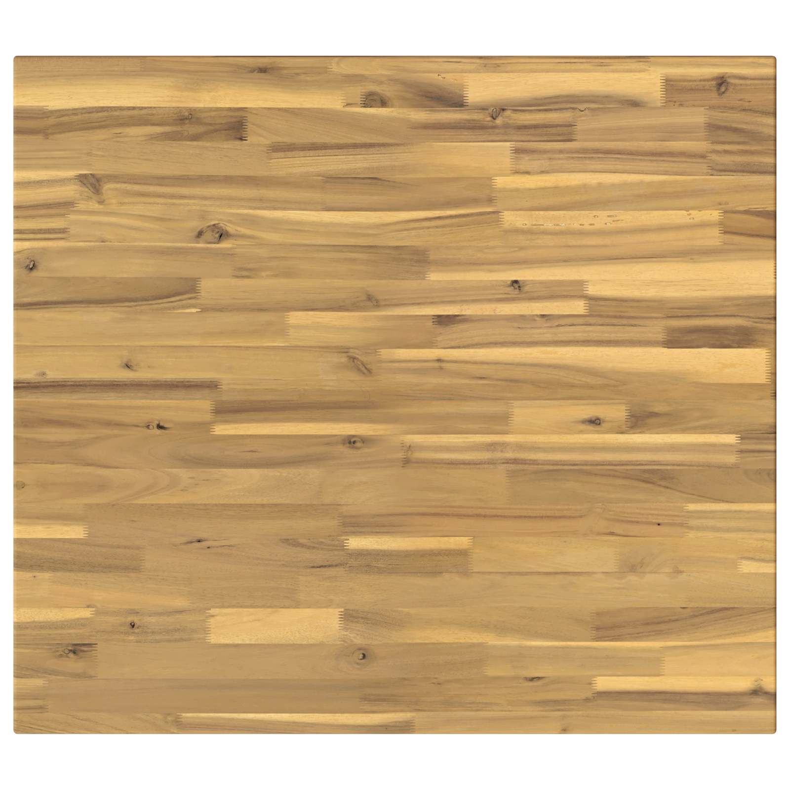 Pravokotna miza 90 x 80 x 3,2 cm Pravokotna Masiven les akacije
