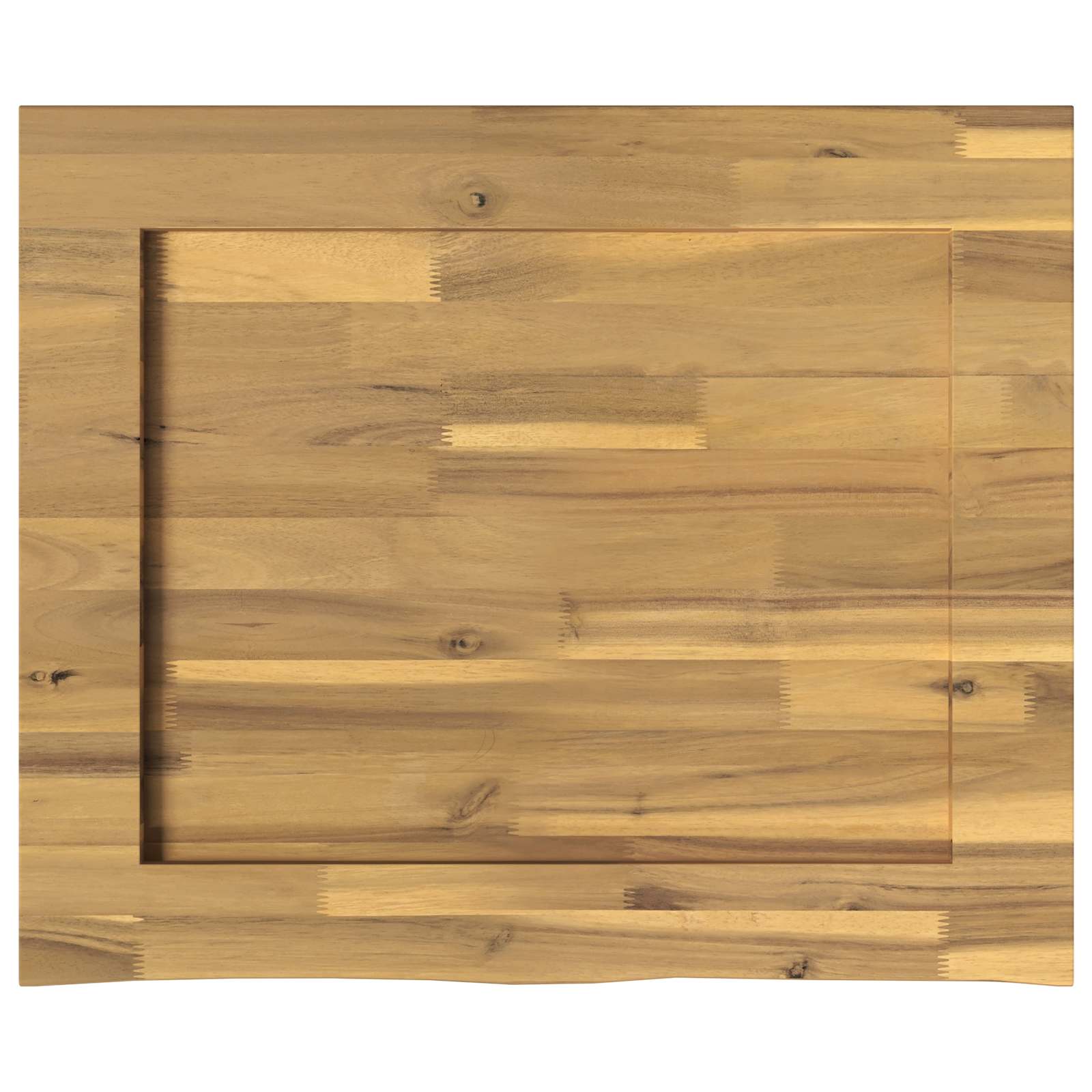 Pravokotna miza 80 x 50 x 3,2 cm Pravokotna Masiven les akacije