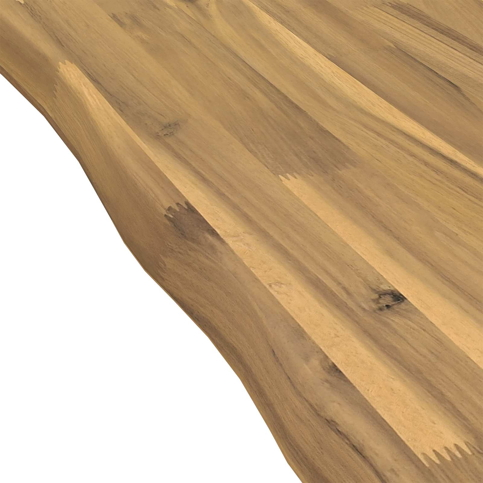 Pravokotna miza 50 x 50 x 3,2 cm Kvadrat Masiven les akacije