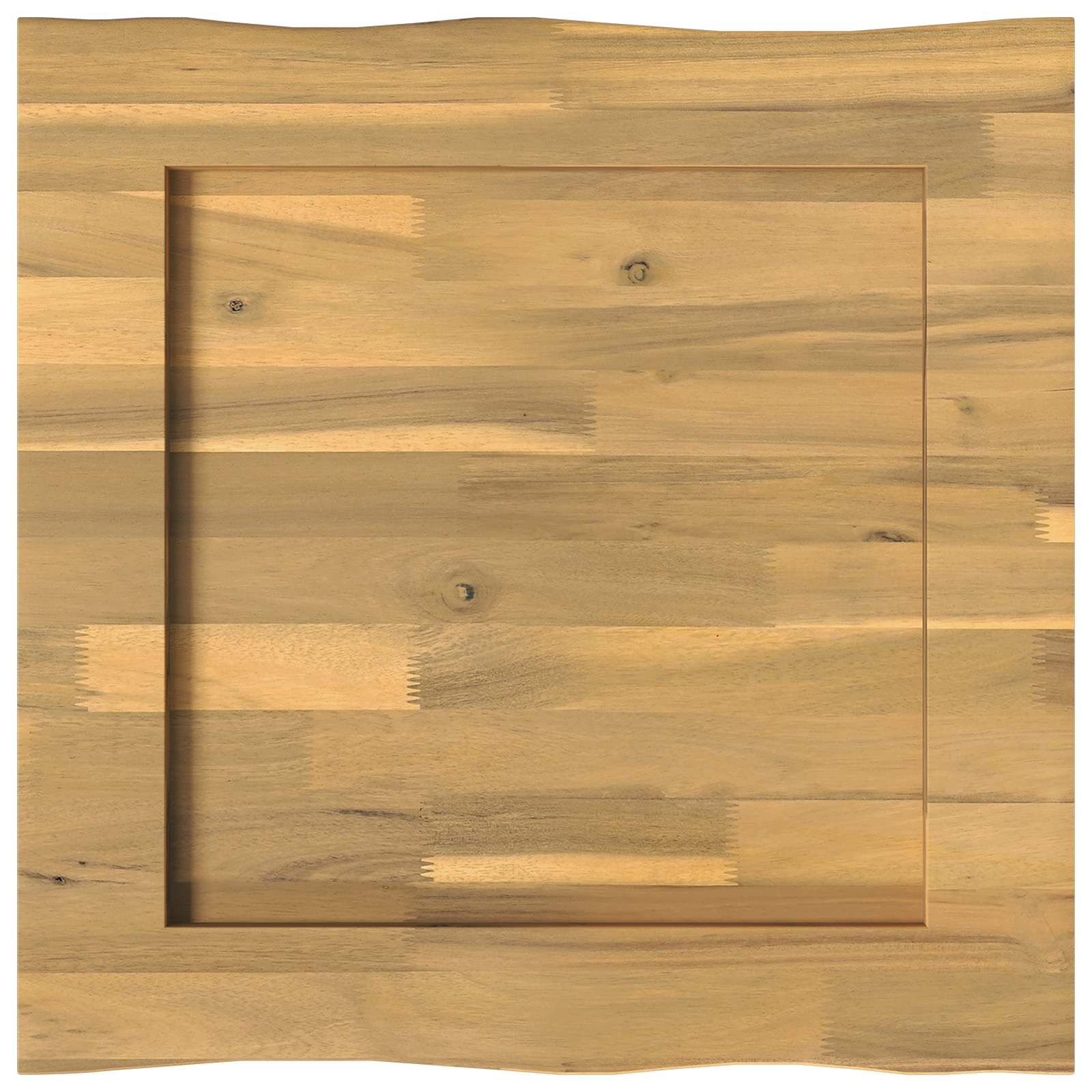 Pravokotna miza 50 x 50 x 3,2 cm Kvadrat Masiven les akacije