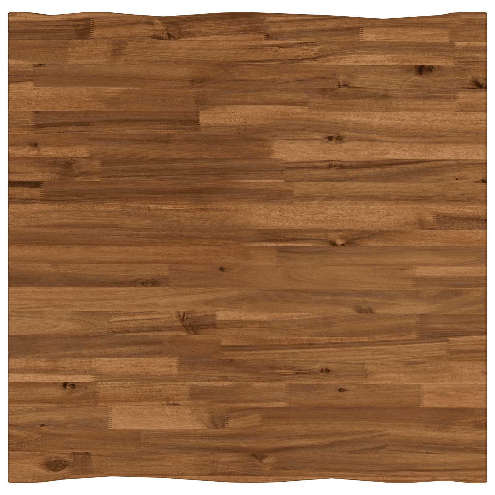 vidaXL Rektangulært Bordplade 80 x 80 x 3,5 cm Firkantet Naturfarvet