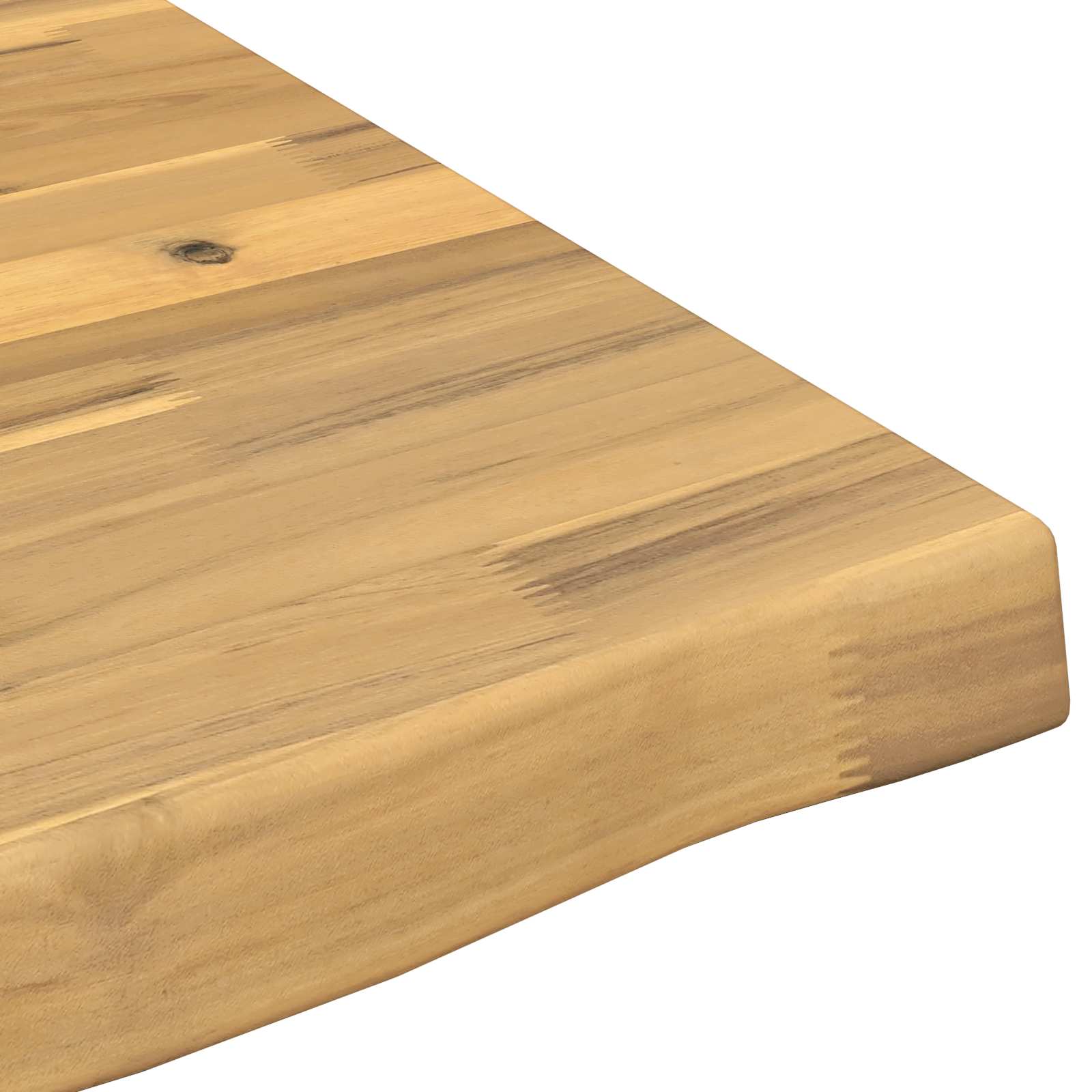 Pravokotna miza 90 x 90 x 3,2 cm Kvadrat Masiven les akacije