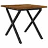 vidaXL Elusa servaga eine laud 80 x 80 x 75 cm Tugev akatsiapuu