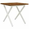 vidaXL Elusa servaga eine laud 90 x 90 x 75 cm Tugev akatsiapuu
