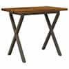 vidaXL Ruudukujuline s&ouml;&ouml;gilaud 90 x 55 x 75 cm Tugev akatsiapuu