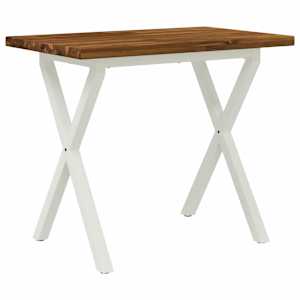 vidaXL Ruudukujuline s&ouml;&ouml;gilaud 90 x 55 x 75 cm Tugev akatsiapuu