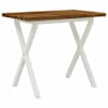 vidaXL Ruudukujuline s&ouml;&ouml;gilaud 110 x 55 x 75 cm Tugev akatsiapuu