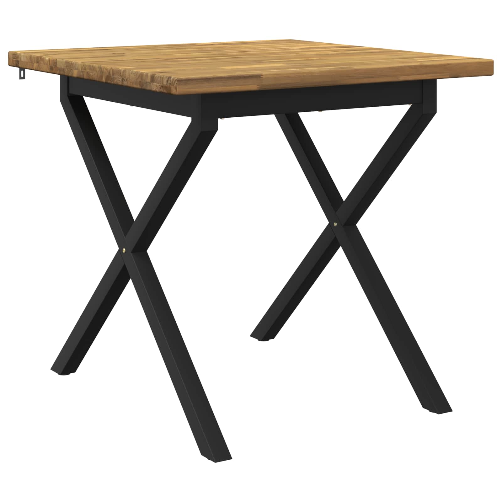 Kvadratna jedilna miza 70 x 70 x 75 cm Masiven les akacije