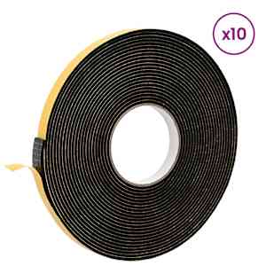 Samolepicí pěnová páska 10 pcs Černá 10mm x 10m Pěna CR - obrázek 3