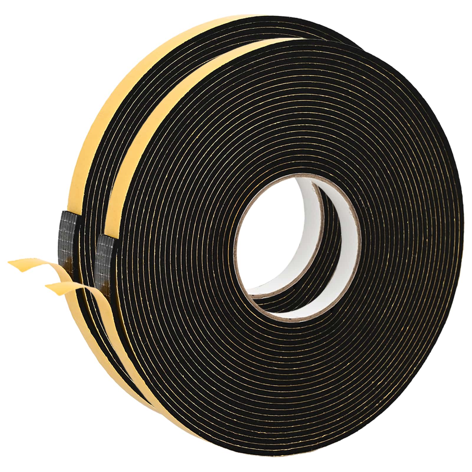 vidaXL Samolepicí pěnová páska 2 ks Černá 15mm x 10m Pěna CR